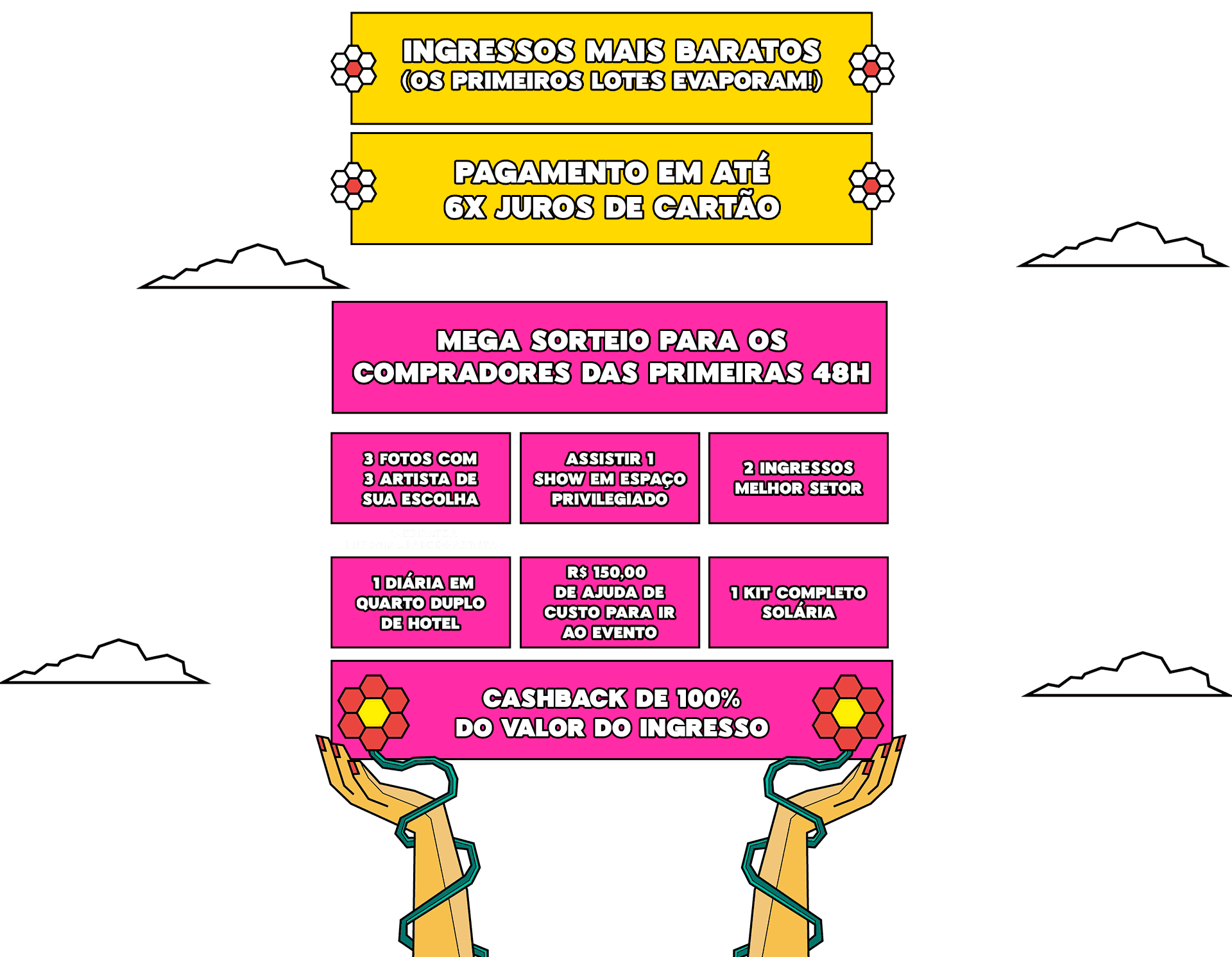 Vantagens do grupo vip